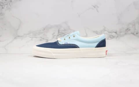 万斯Vans OG ERA LX公司级版本拼色帆布鞋蓝色工艺硫化一比一 货号:VN0A4BVAVYW