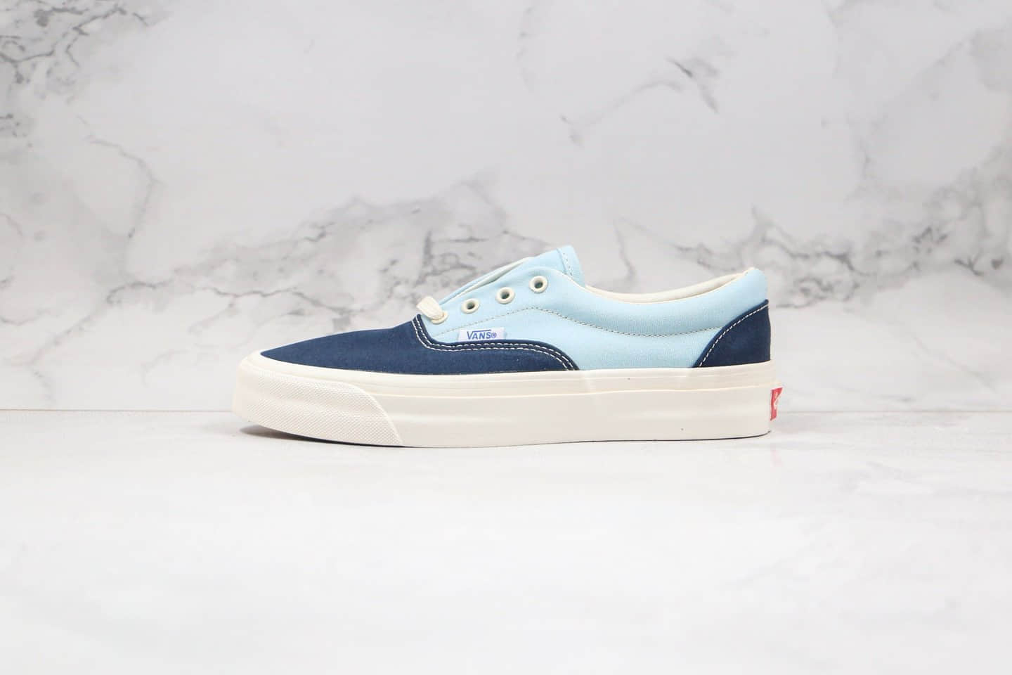 万斯Vans OG ERA LX公司级版本拼色帆布鞋蓝色工艺硫化一比一 货号:VN0A4BVAVYW