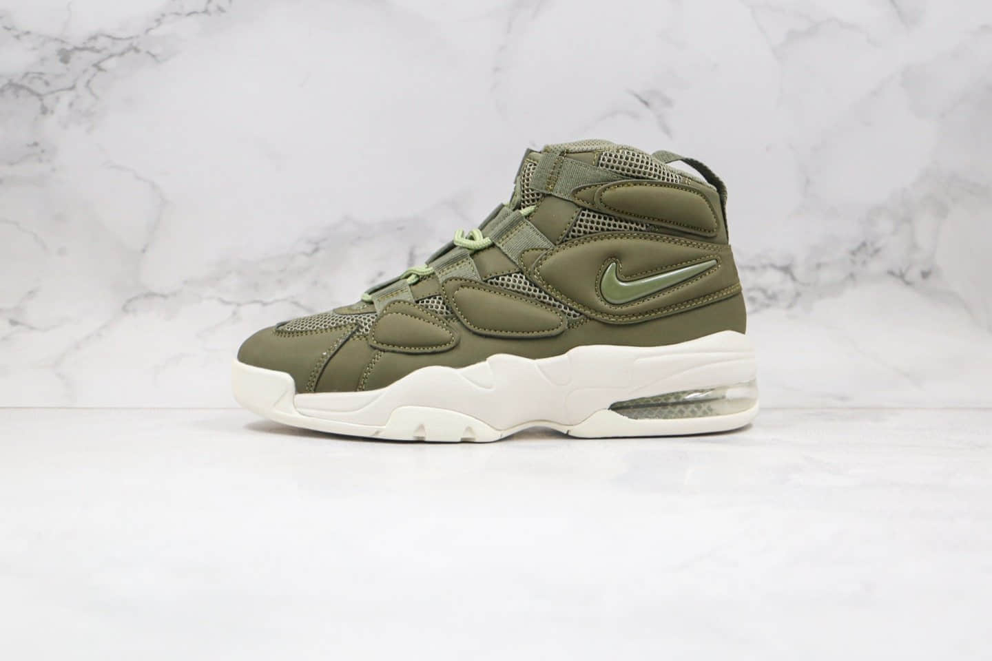 耐克Nike Air Max 2 Uptempo Urban Haze纯原版本皮蓬二代篮球鞋军绿色原楦数据开发 货号:919831-300