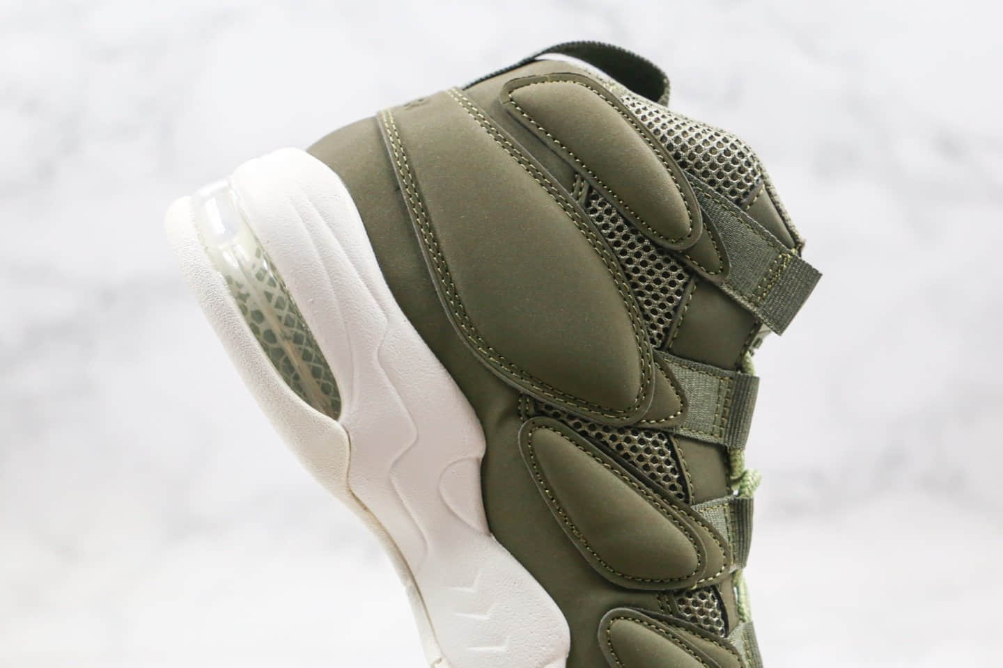 耐克Nike Air Max 2 Uptempo Urban Haze纯原版本皮蓬二代篮球鞋军绿色原楦数据开发 货号:919831-300