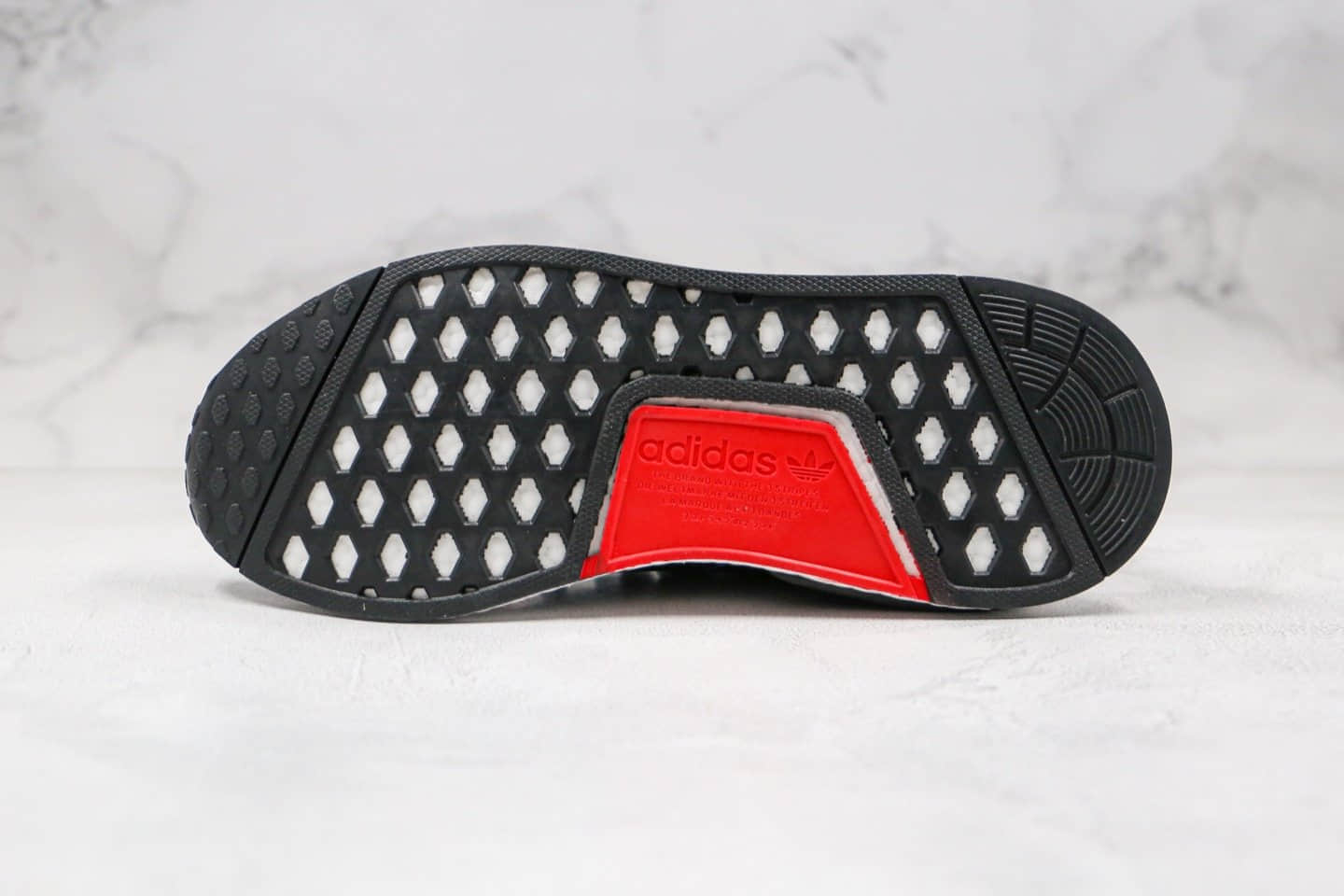 阿迪达斯adidas NMD R1纯原版本爆米花跑鞋日文撞色条纹原装进口Boost原料 货号：FY1433