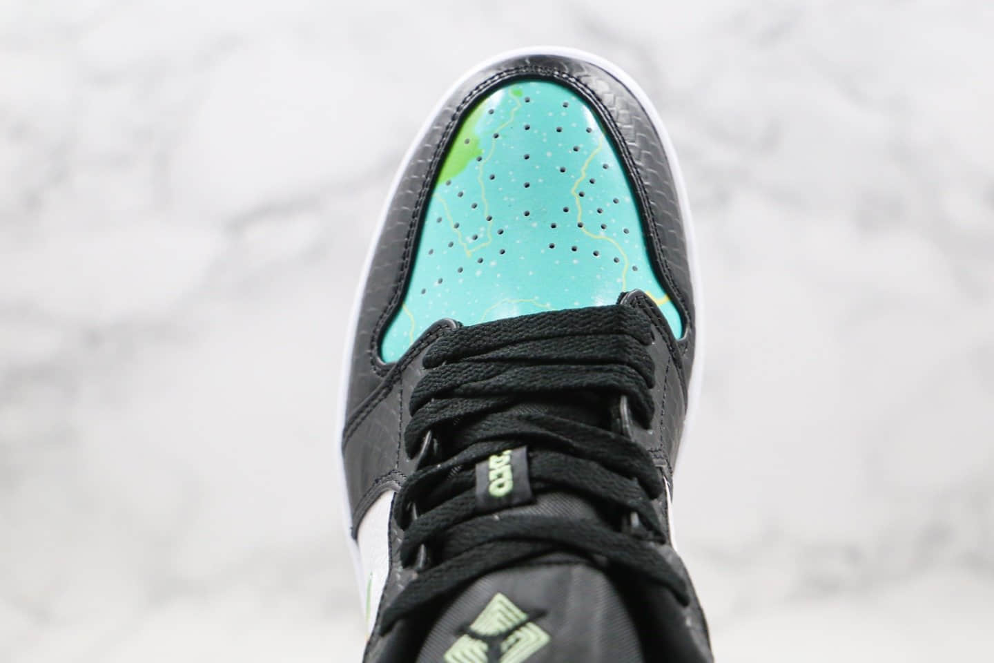 乔丹Air Jordan 1 Low纯原版本低帮AJ1星空夜光外底太空主题银河配色内置气垫原楦头纸板打造 货号:CW7309-090