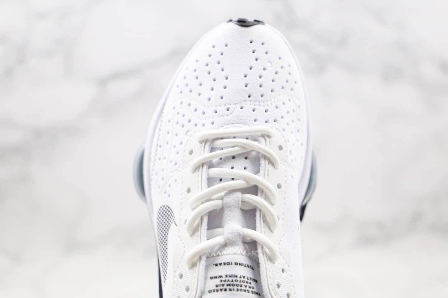 耐克Nike Air Zoom Type纯原版本N.354华夫鞋解构麂皮气垫跑鞋白黑色原档案数据开发 货号：CJ2033-101