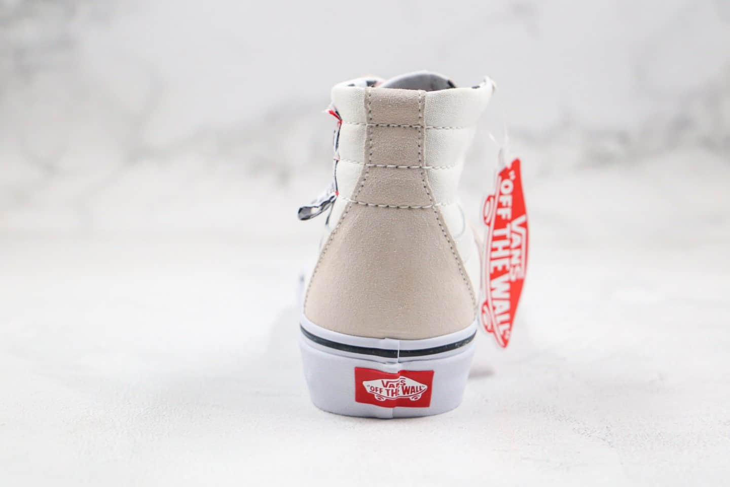 万斯Vans SK8-Hi公司级版本高帮DIY裁剪板鞋白色原楦开发 货号:VN0A4U1624F