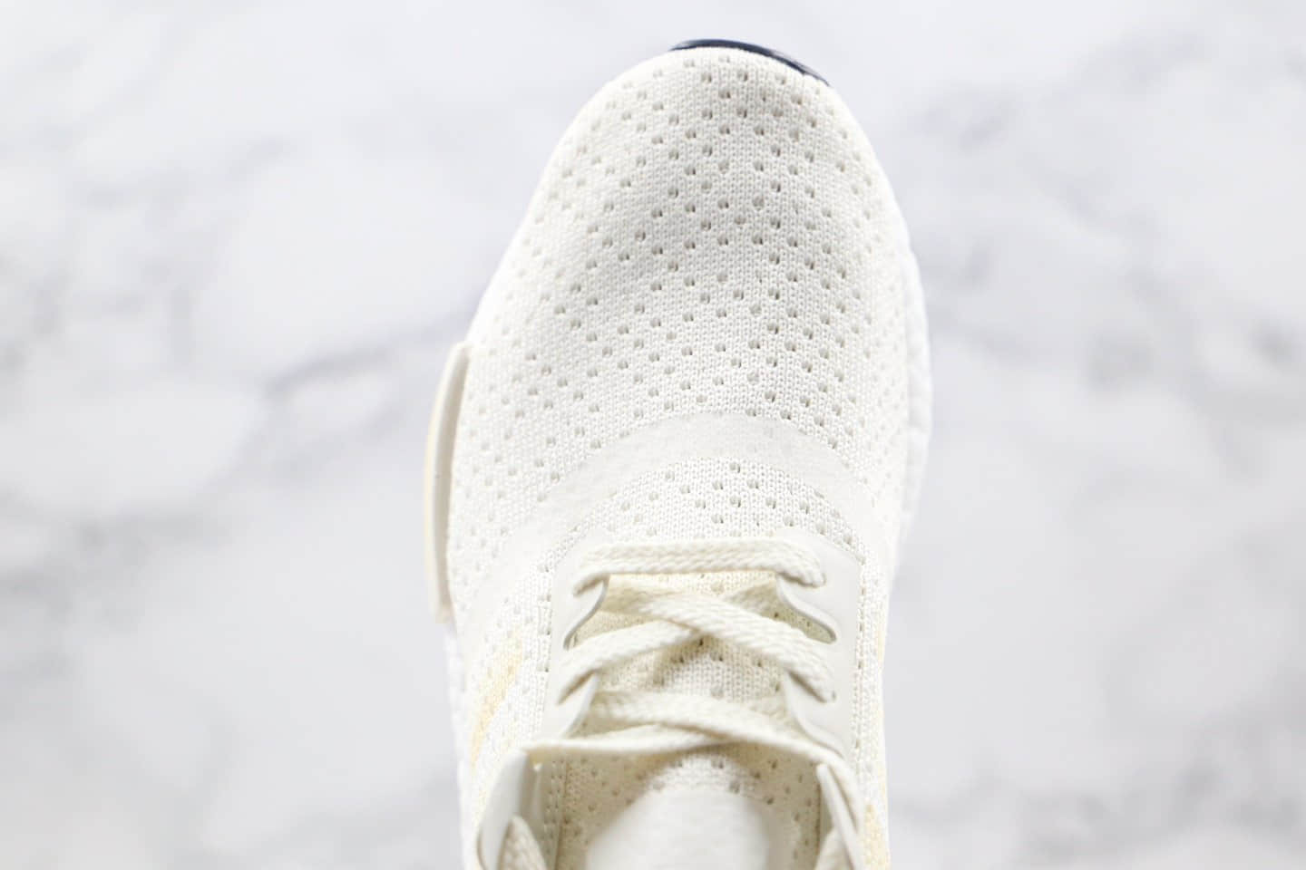 阿迪达斯adidas originals NMD_R1纯原版本三叶草缓震跑鞋米白色真爆大底 货号：G27938