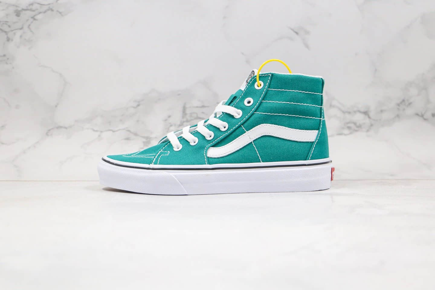 万斯Vans SK8-HI TAPERED公司级版本高帮夏季超薄绿色硫化帆布鞋原档案数据开发 货号:VN0A4U16RW8