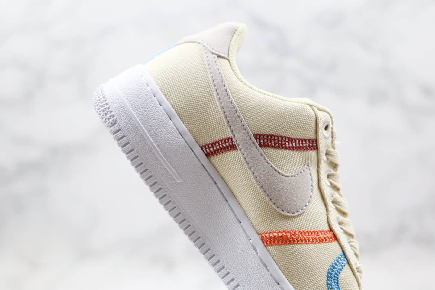 耐克Nike Air Force 1 Low “Life Lime”纯原版本空军一号帆布板鞋米黄色正确鞋型 货号:CK6572-700