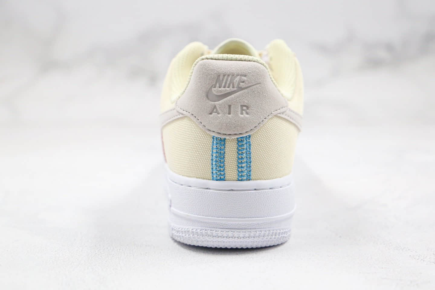 耐克Nike Air Force 1 Low “Life Lime”纯原版本空军一号帆布板鞋米黄色正确鞋型 货号:CK6572-700