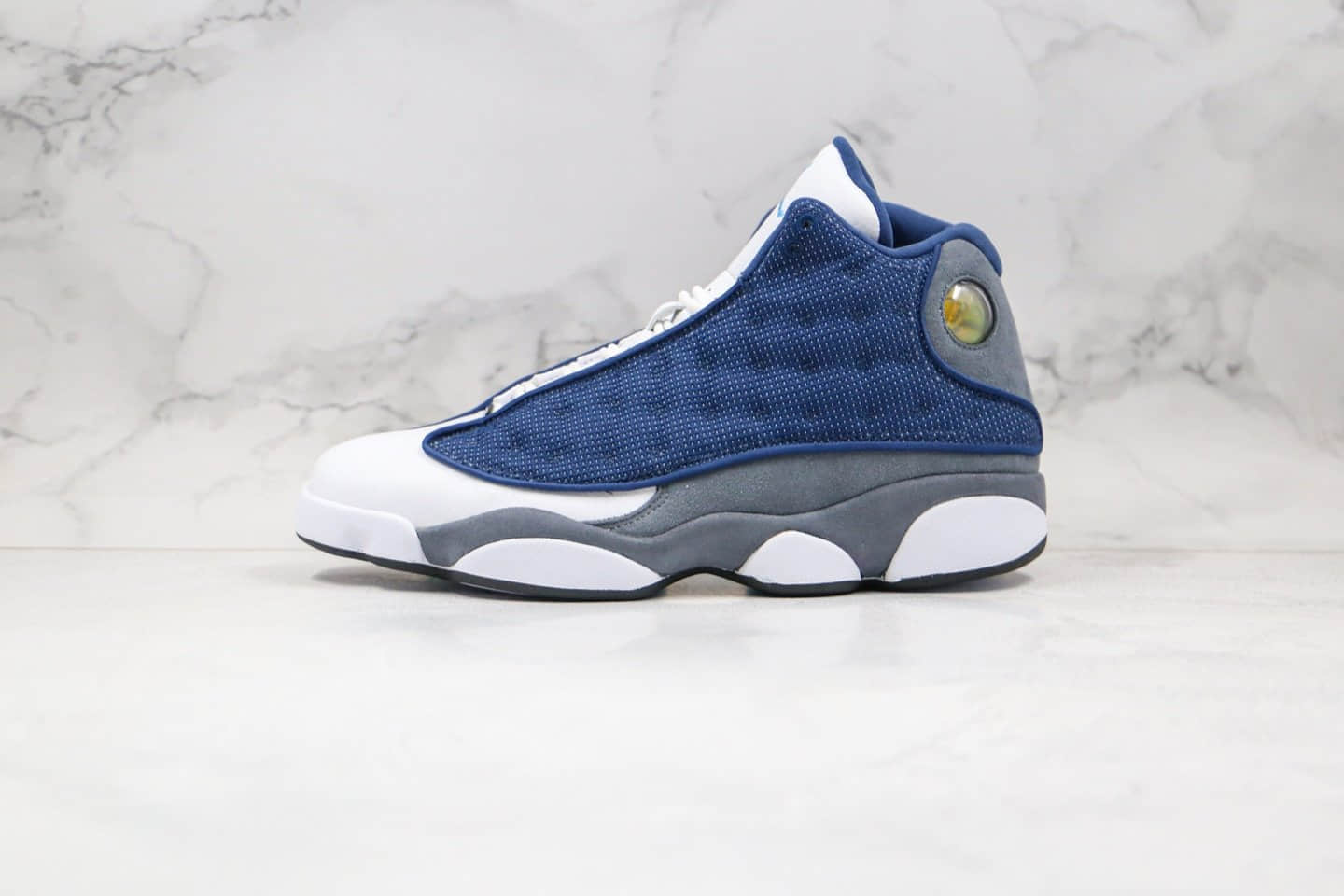 乔丹Air Jordan 13“Flint”纯原版本AJ13 GIGI梁咏琪同款海军蓝原档原盒支持实战 货号：414571-404