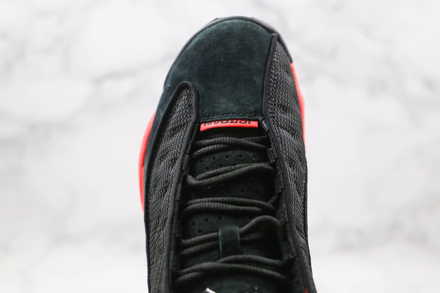 乔丹CLOT x Air Jordan 13 Low “Black and red”纯原版本陈冠希亲友限定低帮AJ13黑红色真碳原厂皮料 货号:AT3102-006