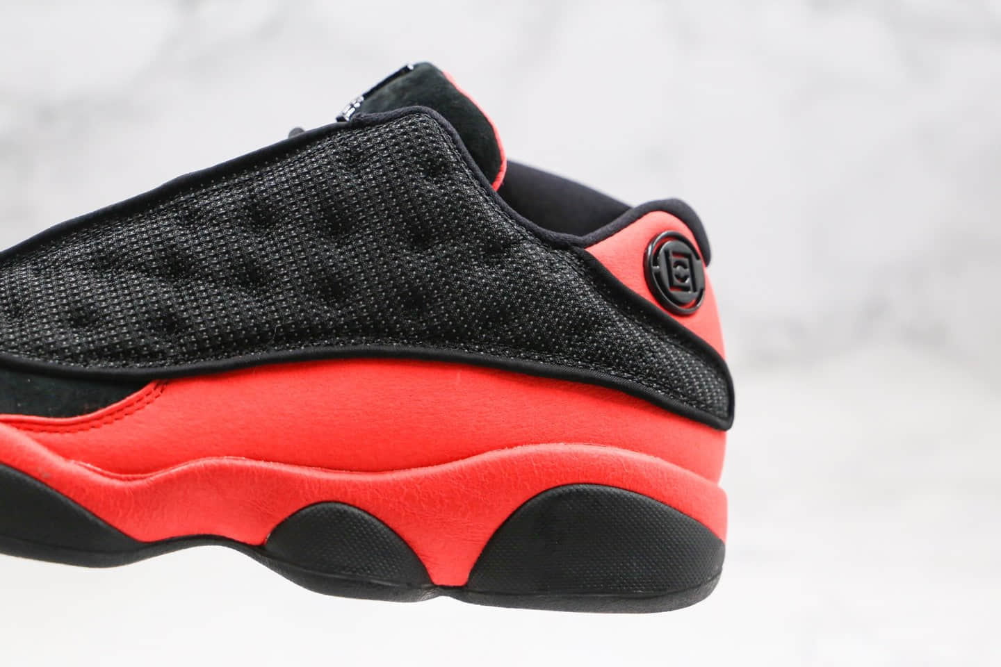 乔丹CLOT x Air Jordan 13 Low “Black and red”纯原版本陈冠希亲友限定低帮AJ13黑红色真碳原厂皮料 货号:AT3102-006