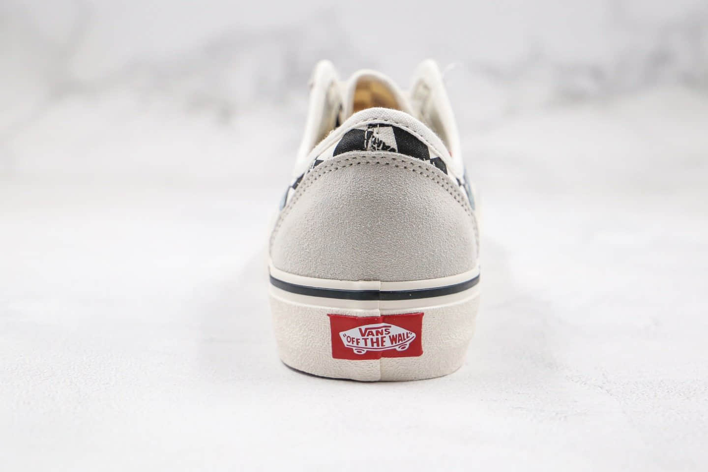 万斯Vans Style 36 Cecon SF公司级版本低帮半月包头棋盘格子白黑色小红书爆款原盒原标 型号:HJ03