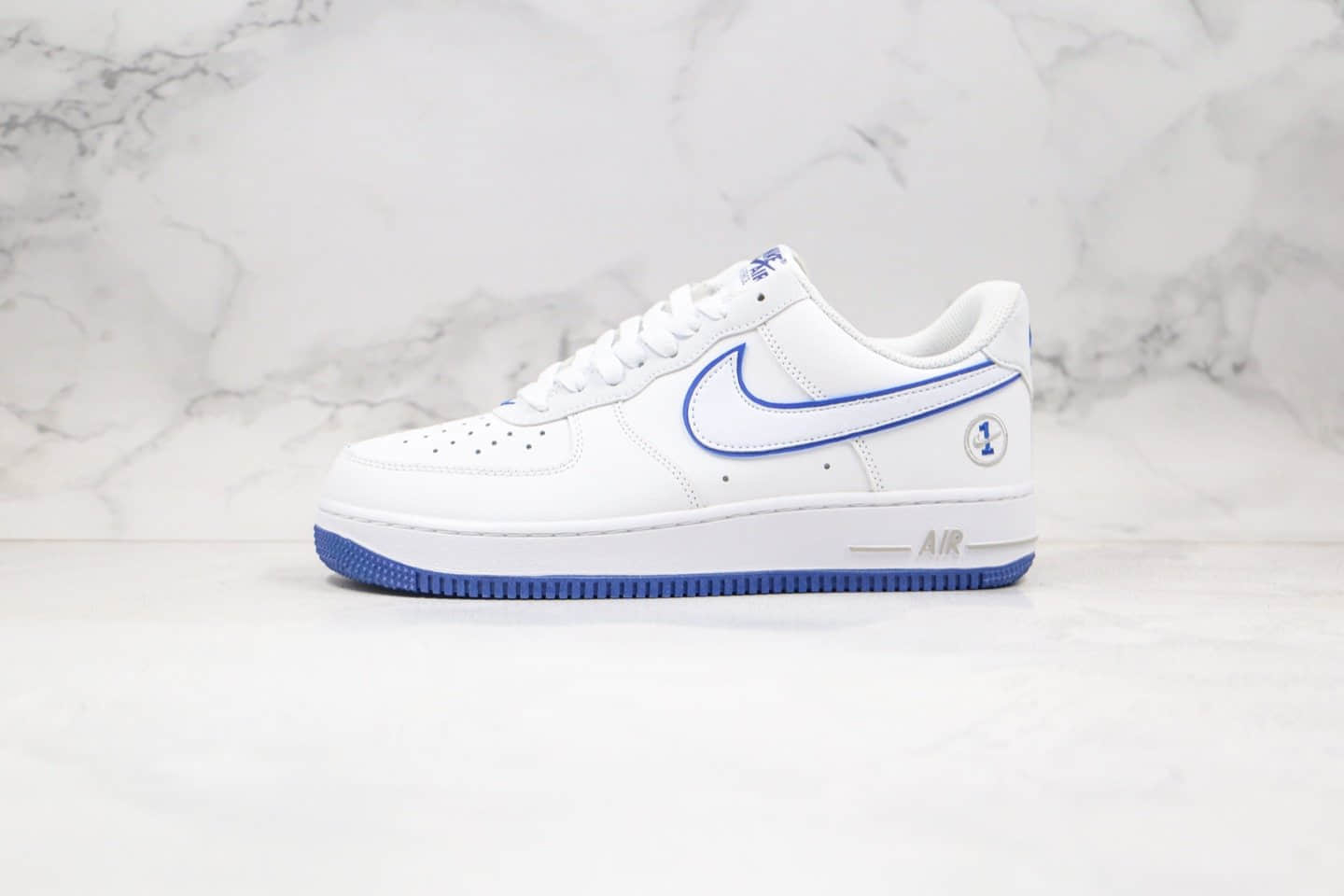 耐克Nike Air Force 1'07 Low Kentucky纯原版本低帮空军一号肯塔基大学白蓝色内置全掌Sole气垫 货号:CJ1366-003