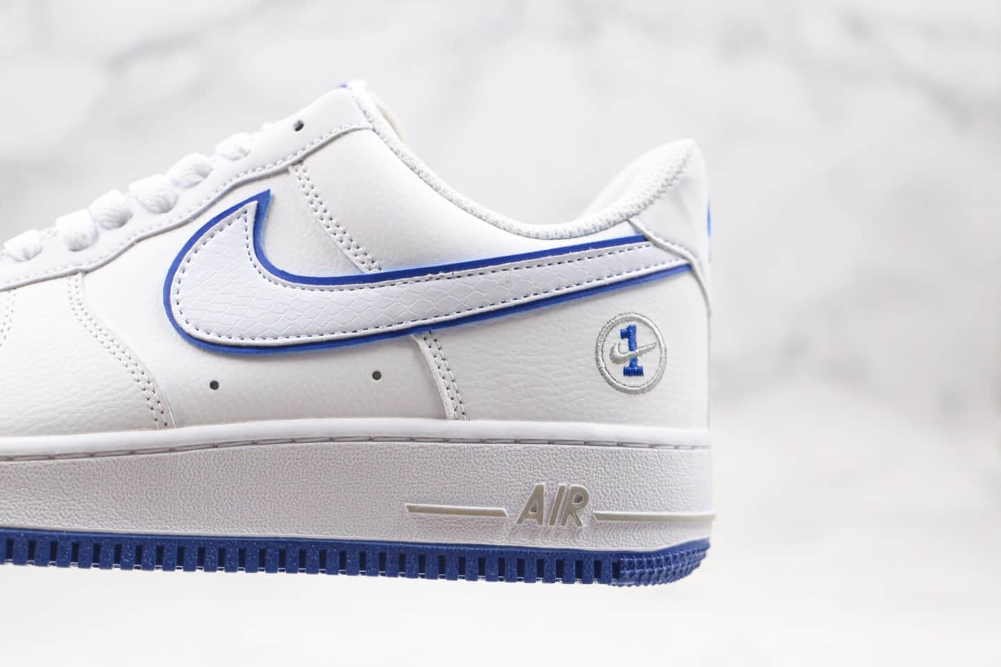 耐克Nike Air Force 1'07 Low Kentucky纯原版本低帮空军一号肯塔基大学白蓝色内置全掌Sole气垫 货号:CJ1366-003