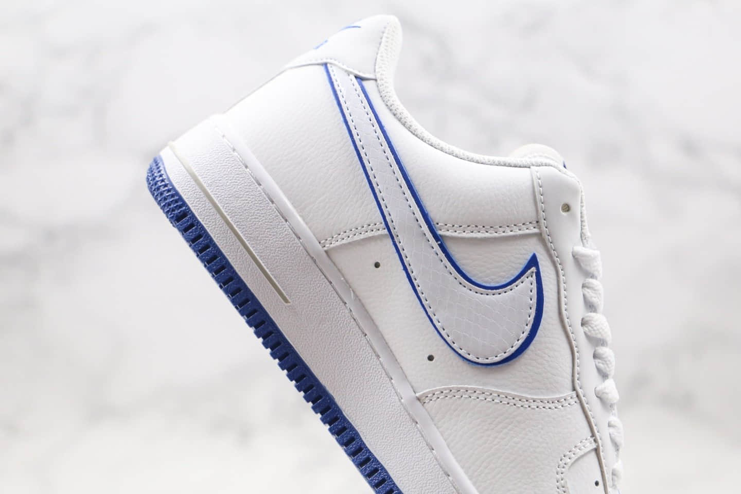 耐克Nike Air Force 1'07 Low Kentucky纯原版本低帮空军一号肯塔基大学白蓝色内置全掌Sole气垫 货号:CJ1366-003