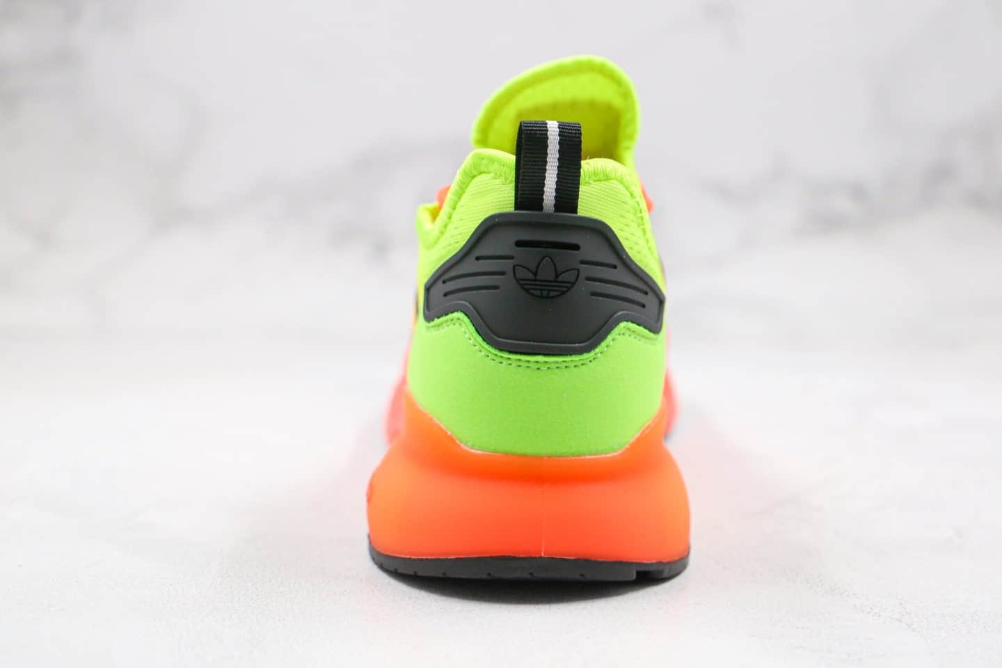 阿迪达斯Adidas Originals ZX 2K Boost纯原版本易烊千玺同款ZX 2K爆米花跑鞋橙绿色原楦头纸板打造 货号:FV0482