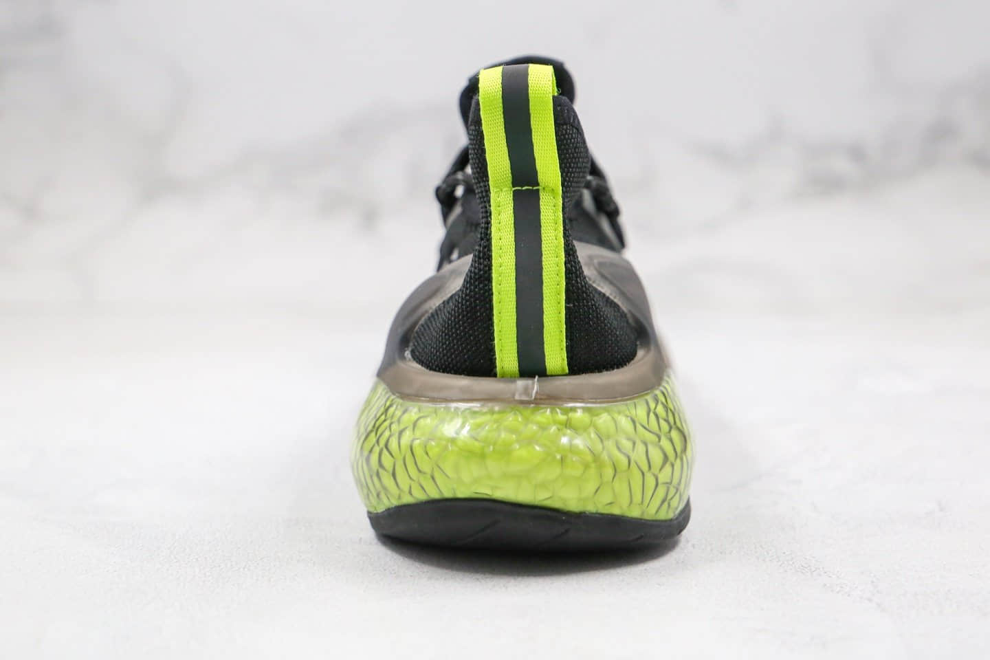 阿迪达斯Adidas Alphabounce Instinct M FT2纯原版本阿尔法跑鞋十周年纪念版黑绿色原档案数据开发 货号:CG3402