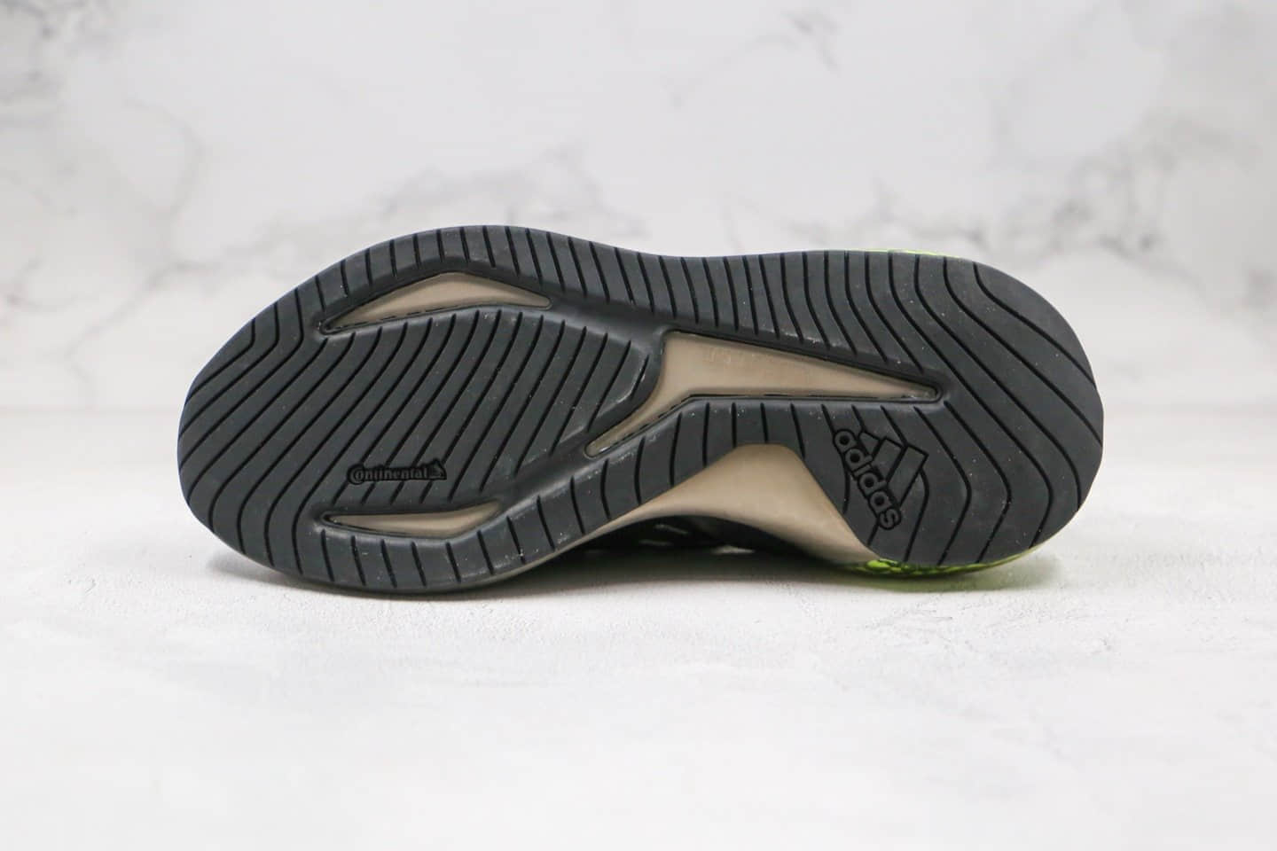 阿迪达斯Adidas Alphabounce Instinct M FT2纯原版本阿尔法跑鞋十周年纪念版黑绿色原档案数据开发 货号:CG3402