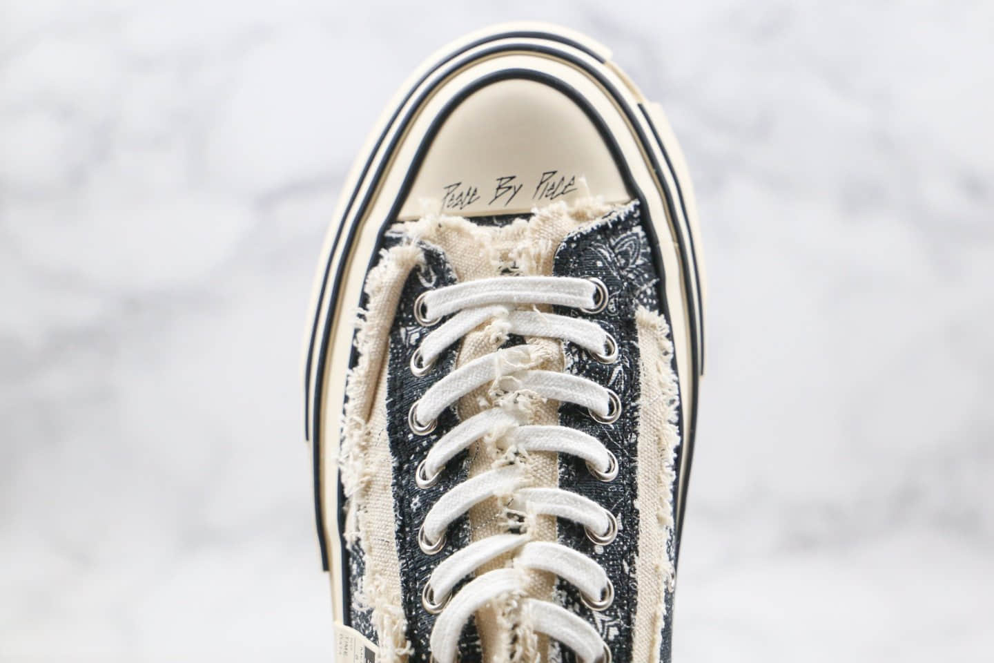 吴建豪VESSEL G.O.P. Low纯原版本低帮解构重叠木酥鞋腰果花米白配色正确原装渐变鞋盒 货号:F19X001