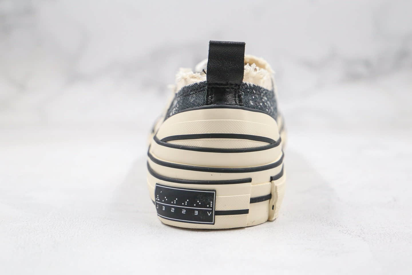 吴建豪VESSEL G.O.P. Low纯原版本低帮解构重叠木酥鞋腰果花米白配色正确原装渐变鞋盒 货号:F19X001