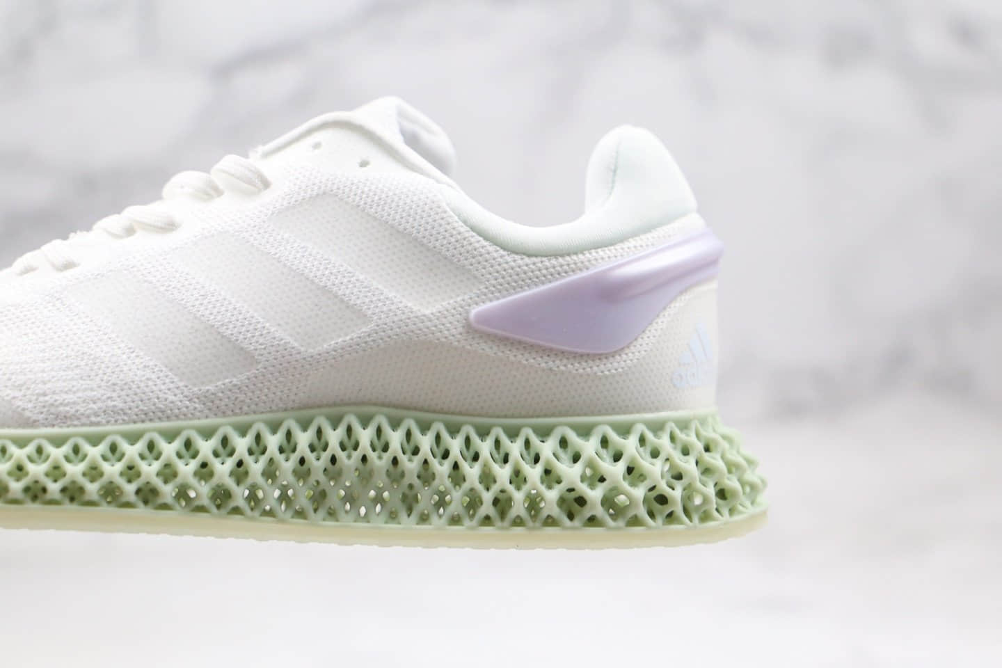 阿迪达斯Adidas Alphaedge 4D LTD M纯原版本科技鞋底4D慢跑鞋白绿色原档案数据开发原盒原标 货号:FV5223
