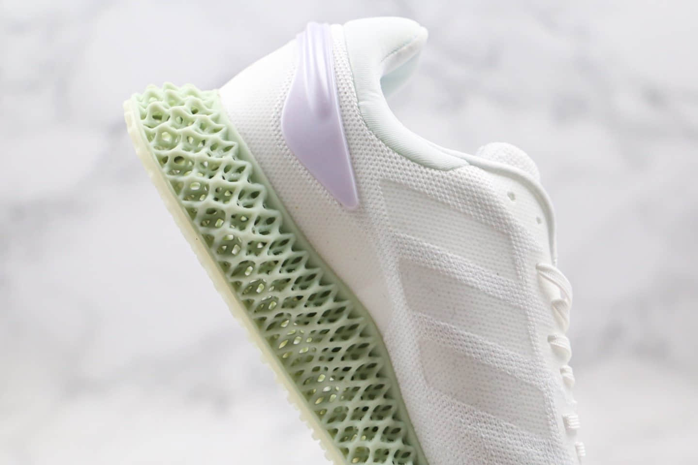 阿迪达斯Adidas Alphaedge 4D LTD M纯原版本科技鞋底4D慢跑鞋白绿色原档案数据开发原盒原标 货号:FV5223
