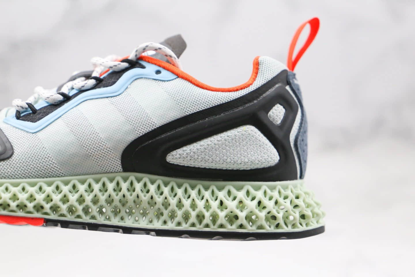 阿迪达斯adidas ZX 2K 4D “Dash Green”纯原版本4D打印科技运动慢跑鞋薄荷绿原鞋开模 货号:FV8500