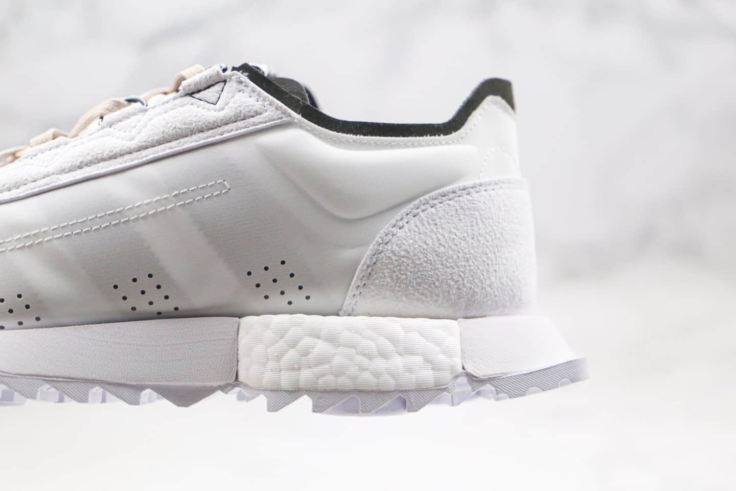 阿迪达斯adidas SL7600纯原版本复古爆米花跑鞋SL7600白色原楦头纸板打造王嘉尔上脚同款 货号:FW0312