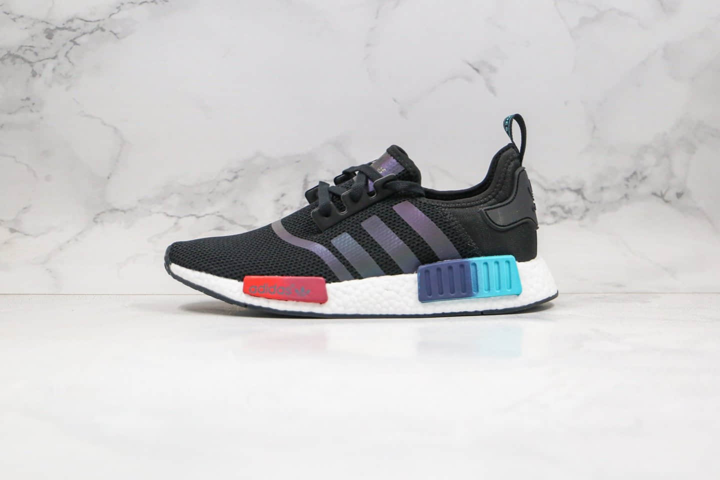 阿迪达斯adidas Boost NMD纯原版本爆米花跑鞋黑渐变色原档案数据开发 货号:FW4365