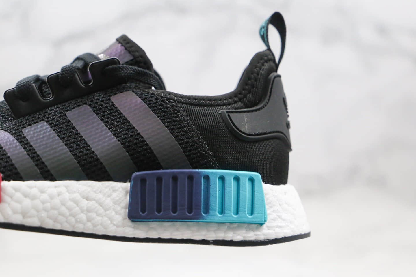 阿迪达斯adidas Boost NMD纯原版本爆米花跑鞋黑渐变色原档案数据开发 货号:FW4365