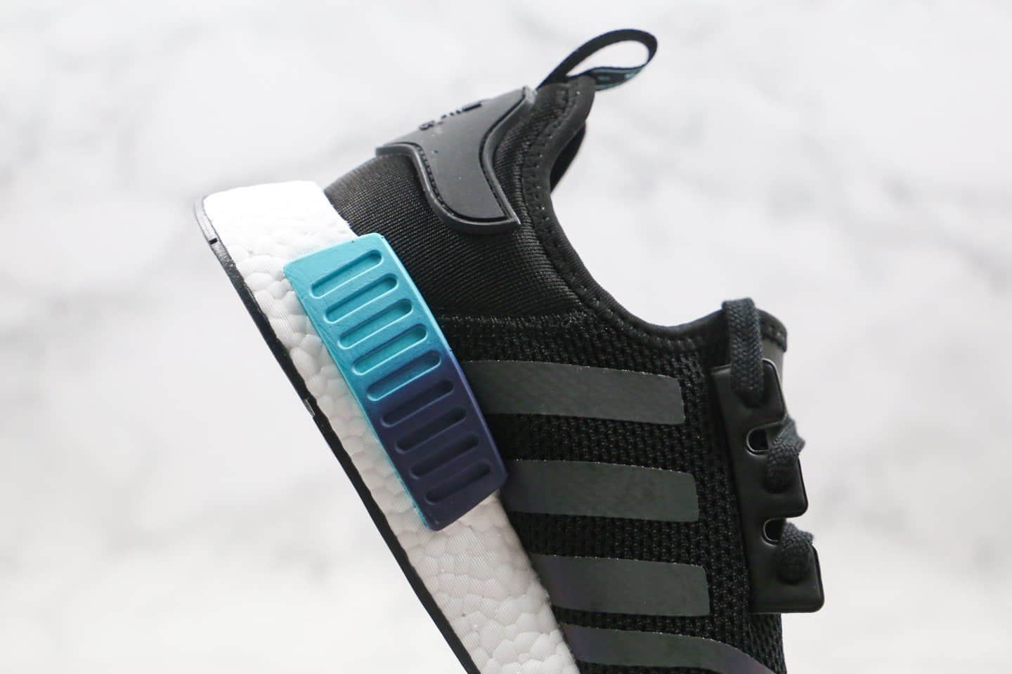 阿迪达斯adidas Boost NMD纯原版本爆米花跑鞋黑渐变色原档案数据开发 货号:FW4365