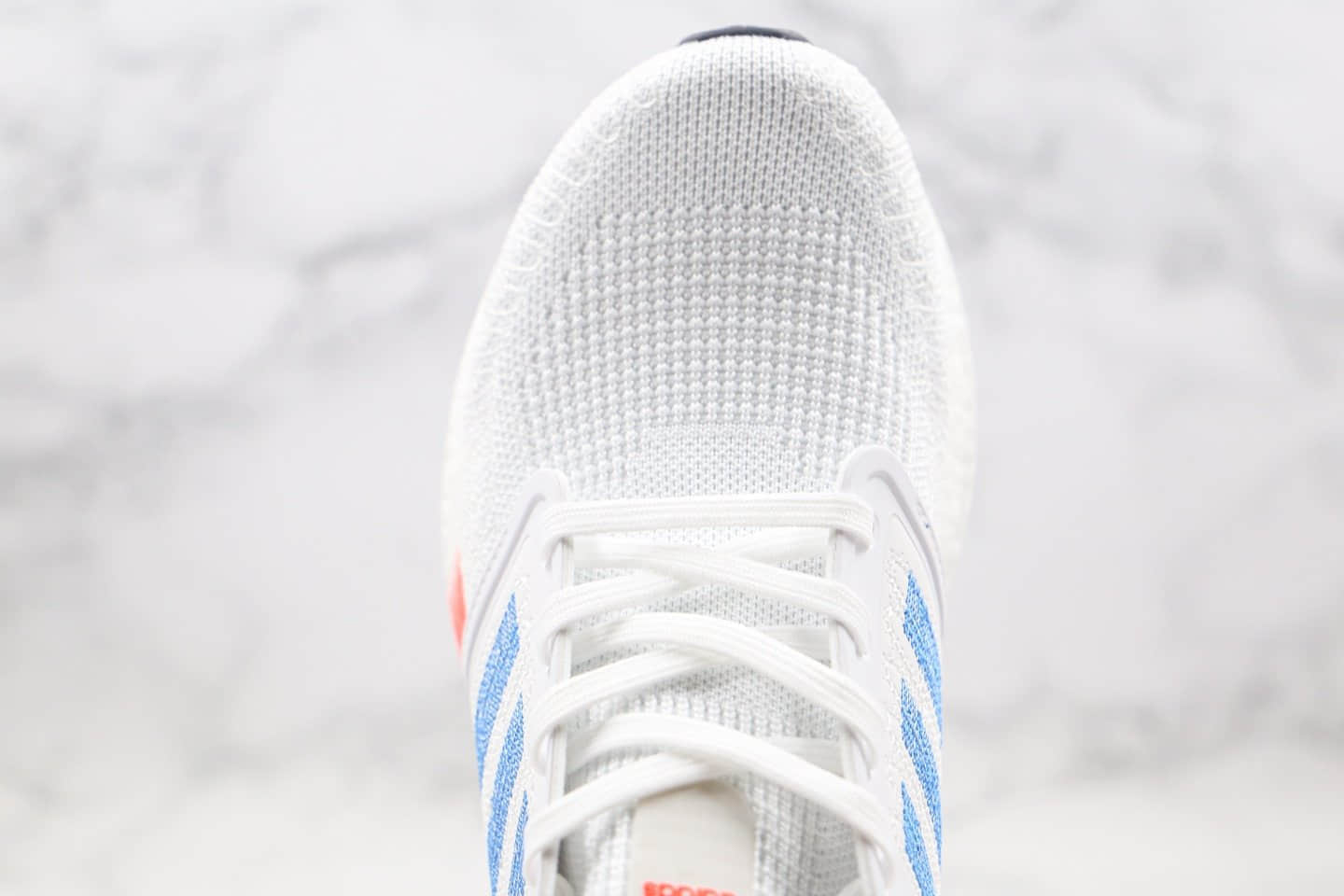 阿迪达斯Adidas Ultra Boost 20 Consortium纯原版本北美限定UB6.0白蓝橙色爆米花跑鞋原厂巴斯夫大底 货号:FY3453