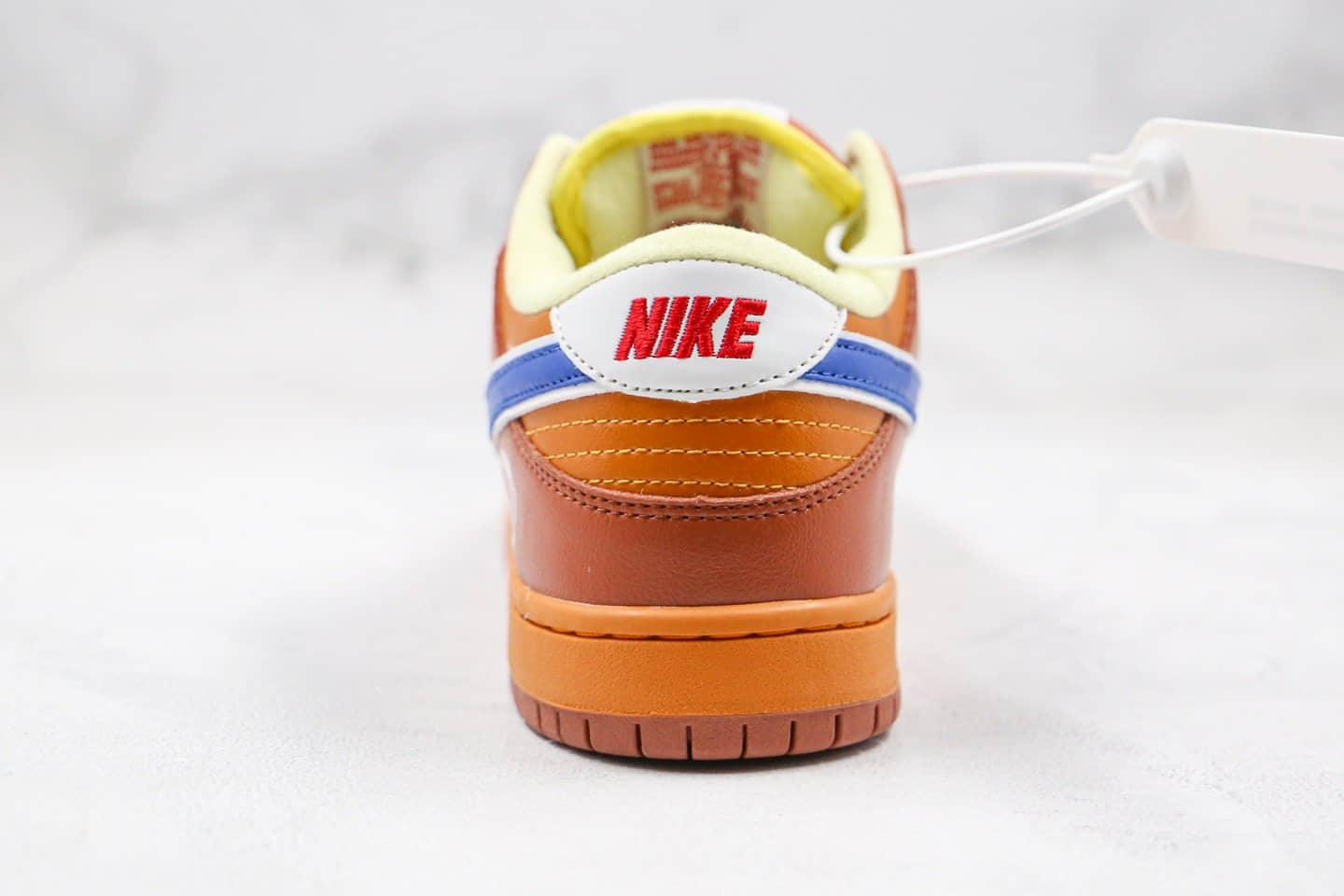 耐克Nike Dunk Low Pro 2020版纯原版本低帮啤酒棕蓝小麦色SB DUNK板鞋内置Zoom气垫 货号：3131170-741