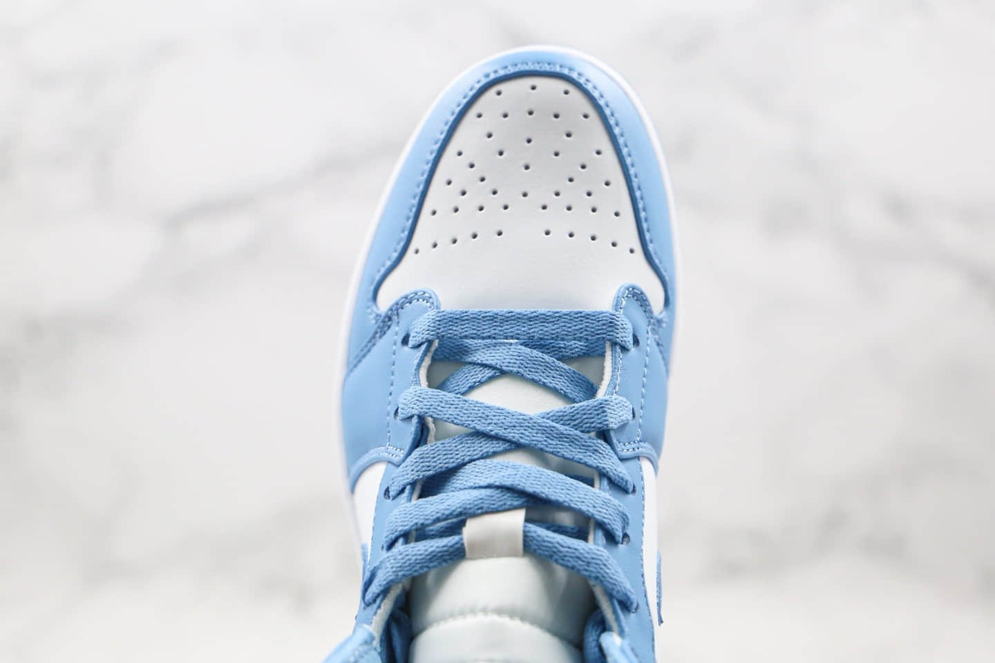 乔丹Air Jordan 1 Low纯原版本中帮AJ1北卡蓝配色原楦头纸板打造 货号:554724-106