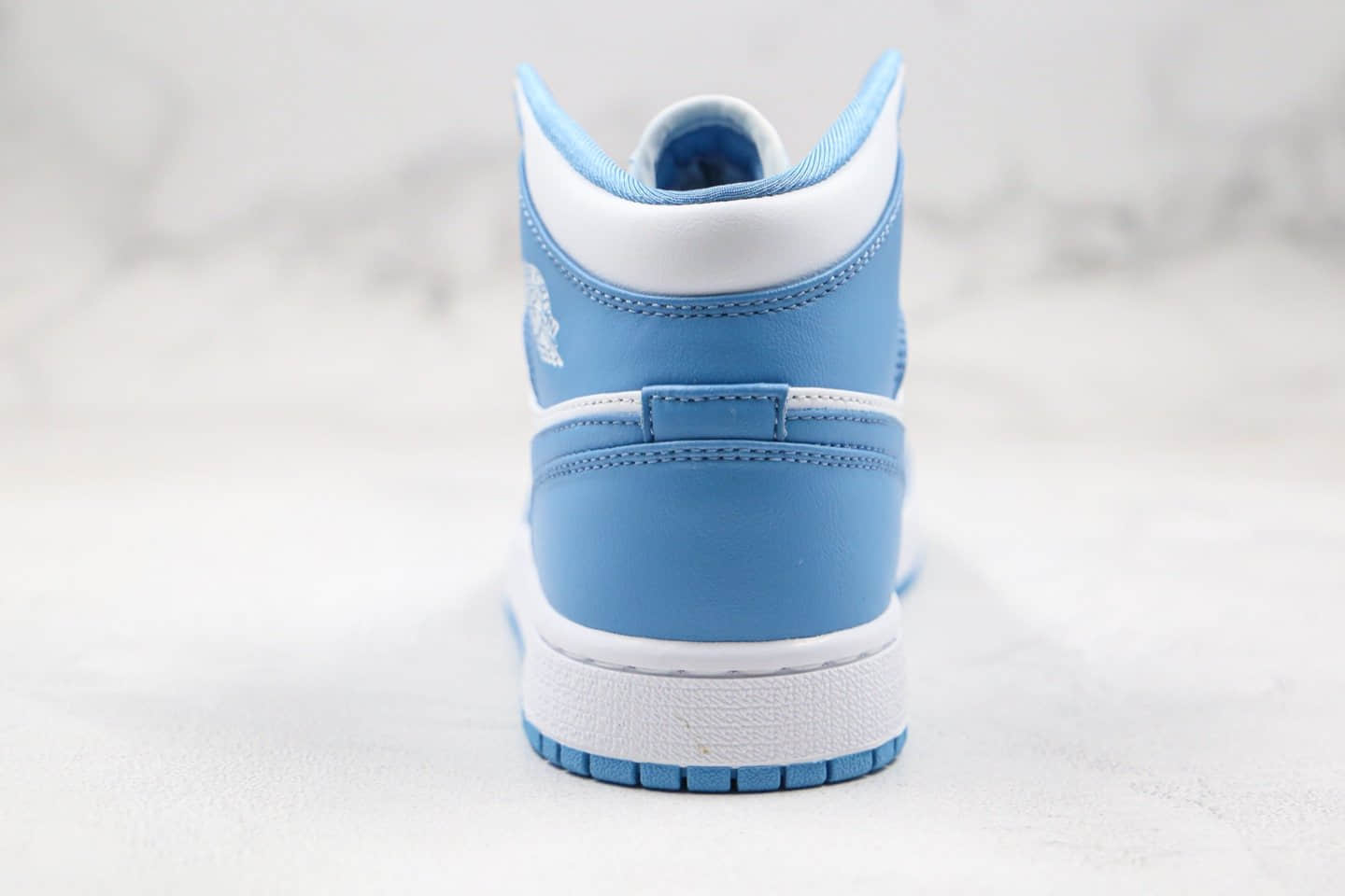 乔丹Air Jordan 1 Low纯原版本中帮AJ1北卡蓝配色原楦头纸板打造 货号:554724-106