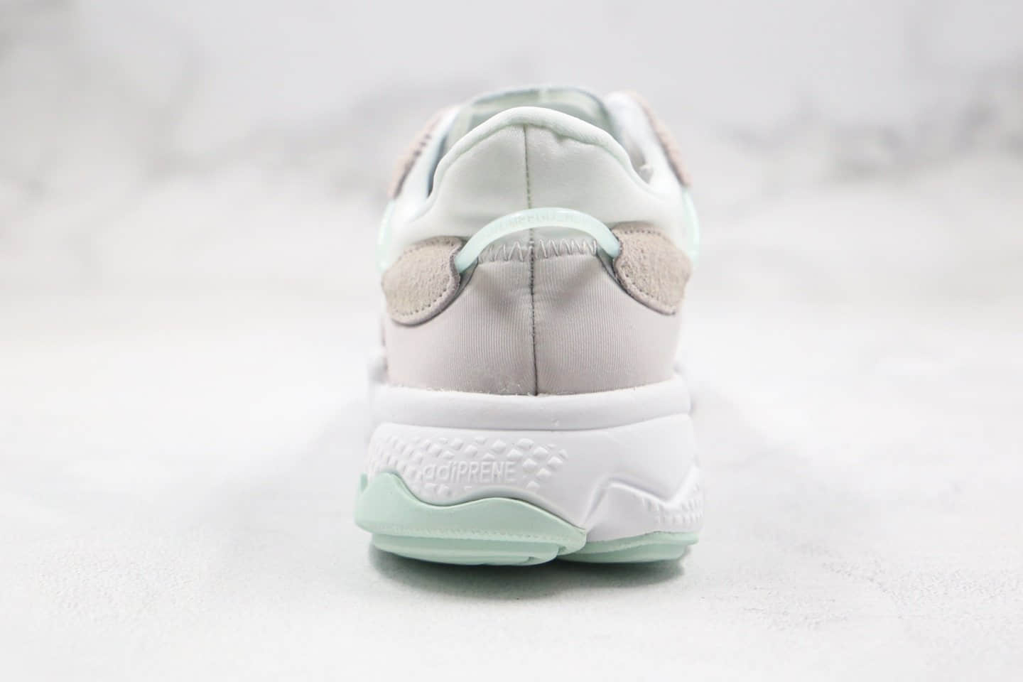 阿迪达斯Adidas OZWEEGO纯原版本三叶草水管老爹鞋薄荷白绿色原盒原标 货号:FX3821