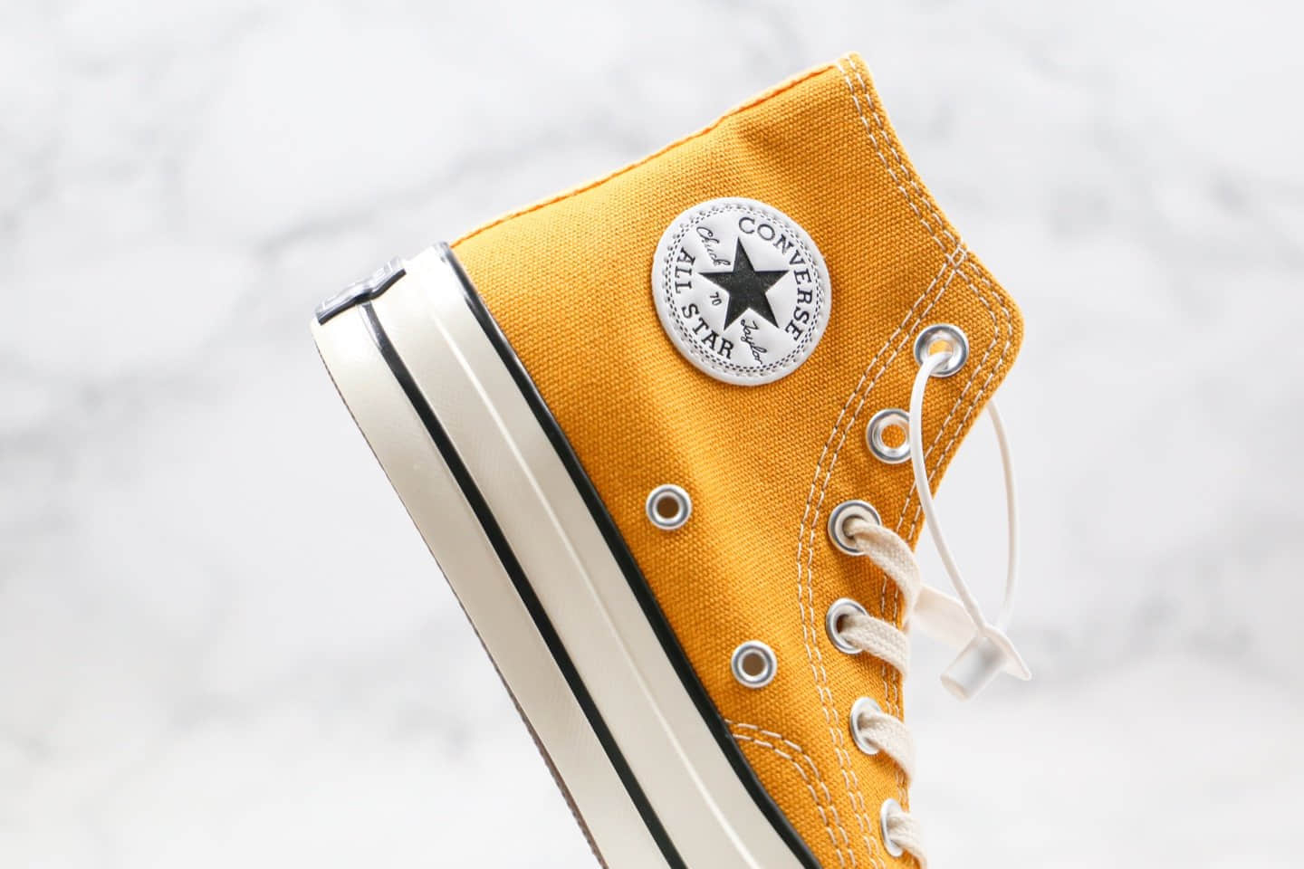 匡威Fanta x Converse 1970s公司级版本芬达联名1970s高帮帆布鞋黄色蓝底双围条 货号:188604C