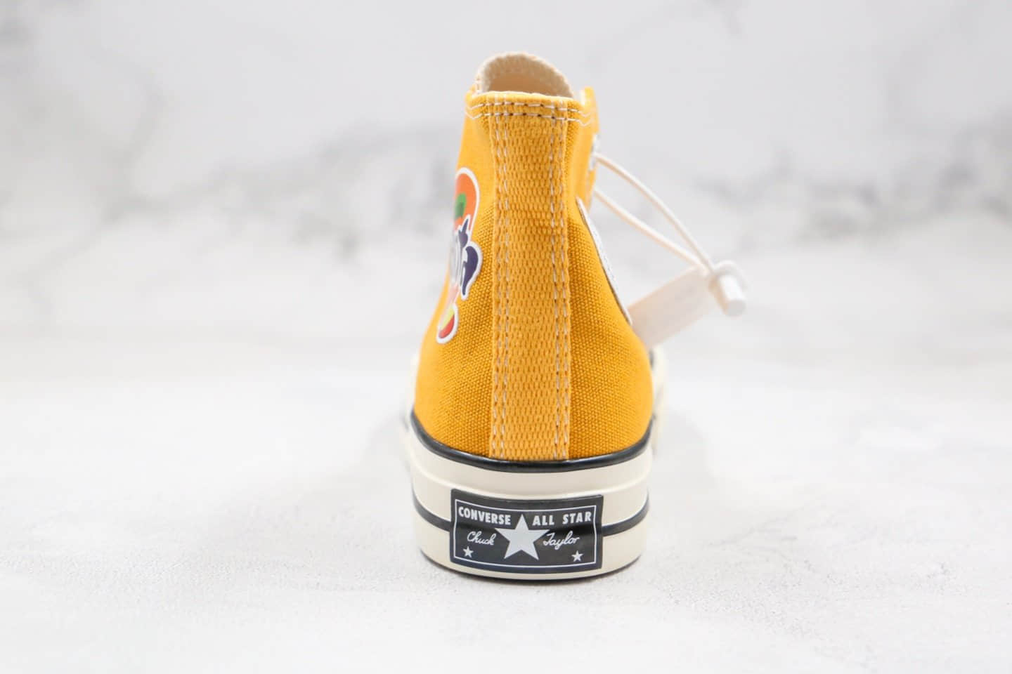 匡威Fanta x Converse 1970s公司级版本芬达联名1970s高帮帆布鞋黄色蓝底双围条 货号:188604C
