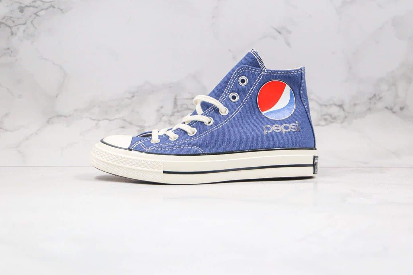 匡威Pepsi x Converse 1970s公司级版本百事可乐联名高帮帆布鞋高清洁度 货号:188605C