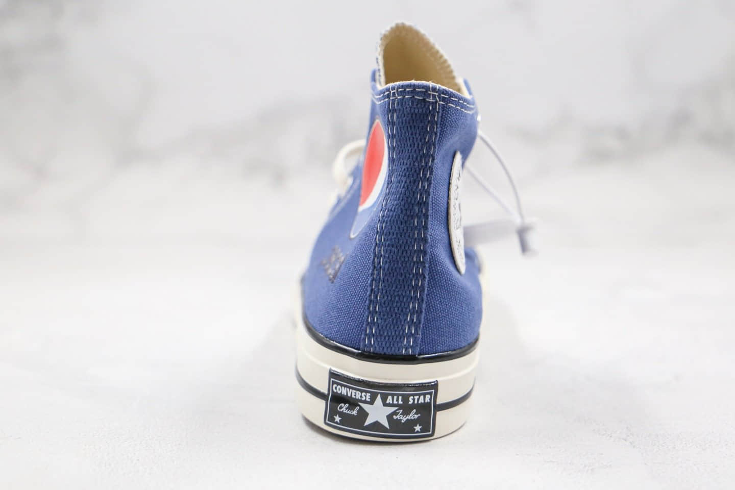 匡威Pepsi x Converse 1970s公司级版本百事可乐联名高帮帆布鞋高清洁度 货号:188605C
