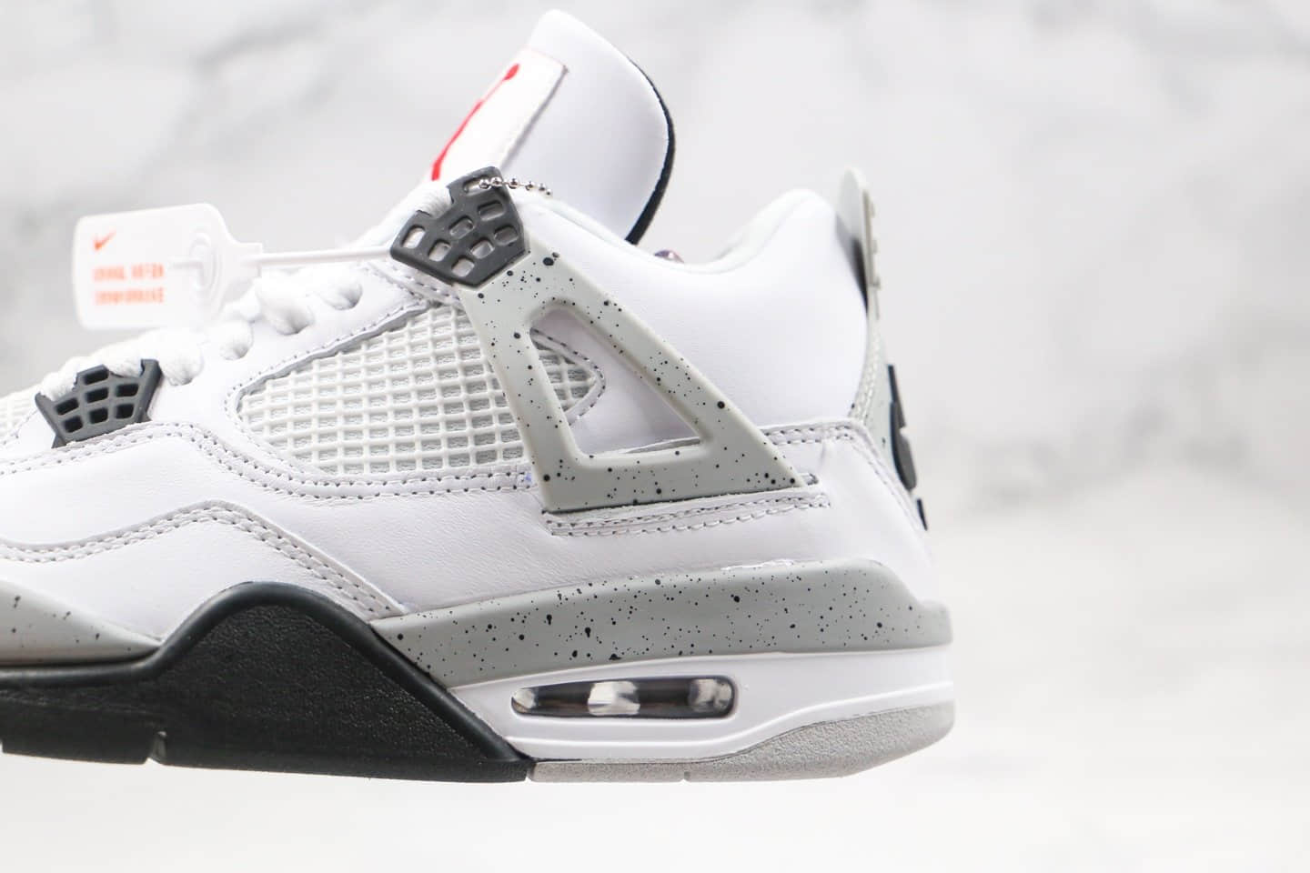 乔丹Air Jordan 4 Retro“White Cement”纯原版本AJ4白水泥原楦原档案开发区别市面通货版本 货号:840606-192