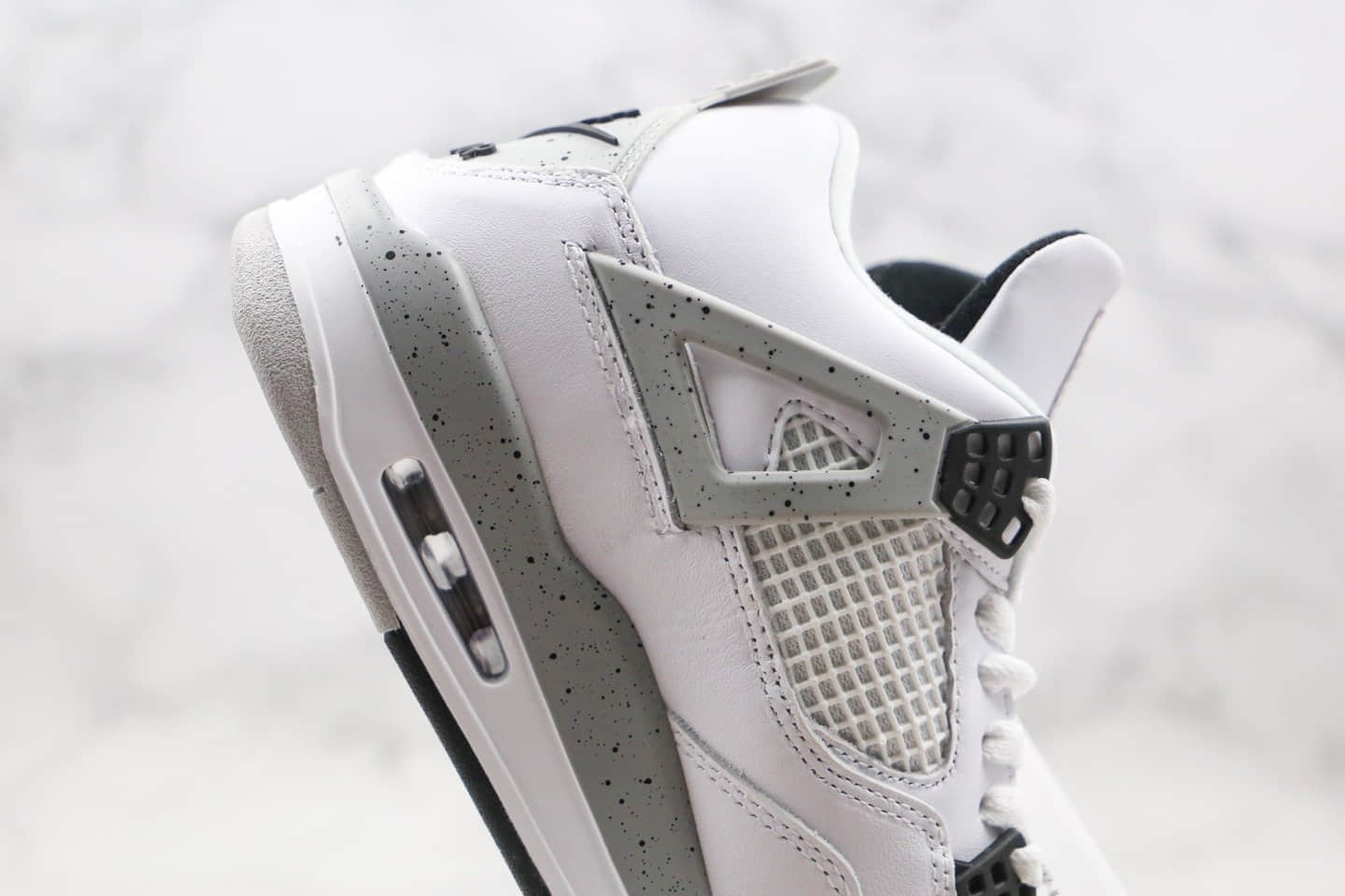 乔丹Air Jordan 4 Retro“White Cement”纯原版本AJ4白水泥原楦原档案开发区别市面通货版本 货号:840606-192
