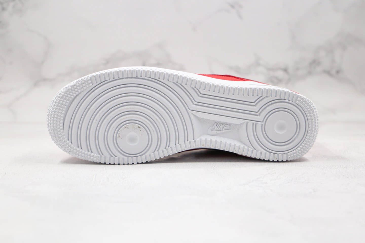 耐克Nike Air Force 1 LV8 1 Fresh Air GS纯原版本低帮空军一号板鞋编织格子勾红黑色原档案数据开发 货号：CZ7377-600