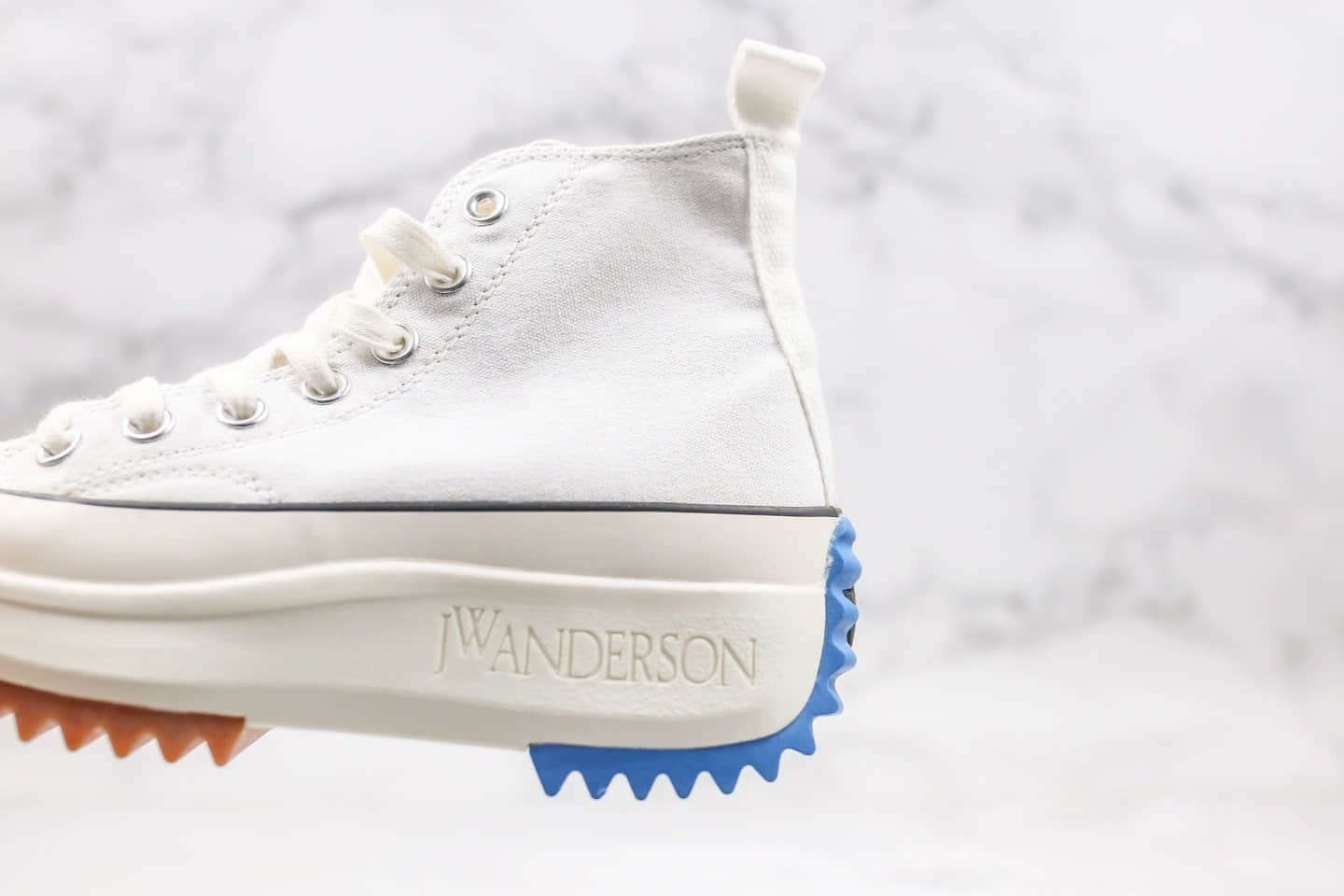 匡威J.W. Anderson x Converse Chuck Run Star Hike1970s公司级版本JWA联名泫雅同款高帮厚底松糕帆布鞋白色原盒包装 货号:164665C