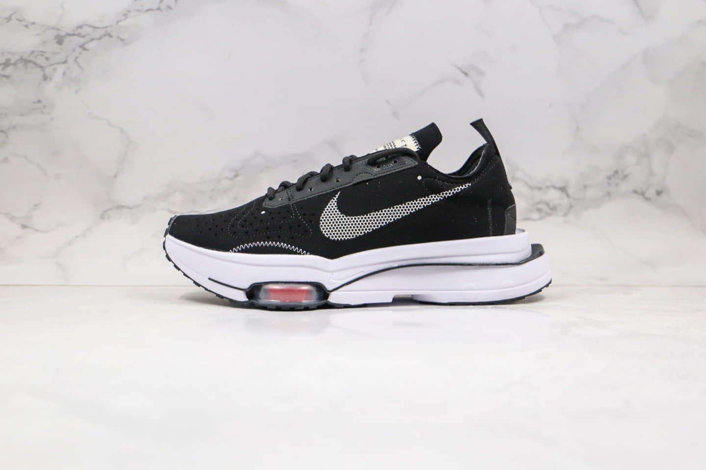 耐克Nike Air Zoom Type N.354纯原版本华夫麂皮系列N.354解构复古慢跑鞋黑白色原档案数据开发 货号：CJ2033-001