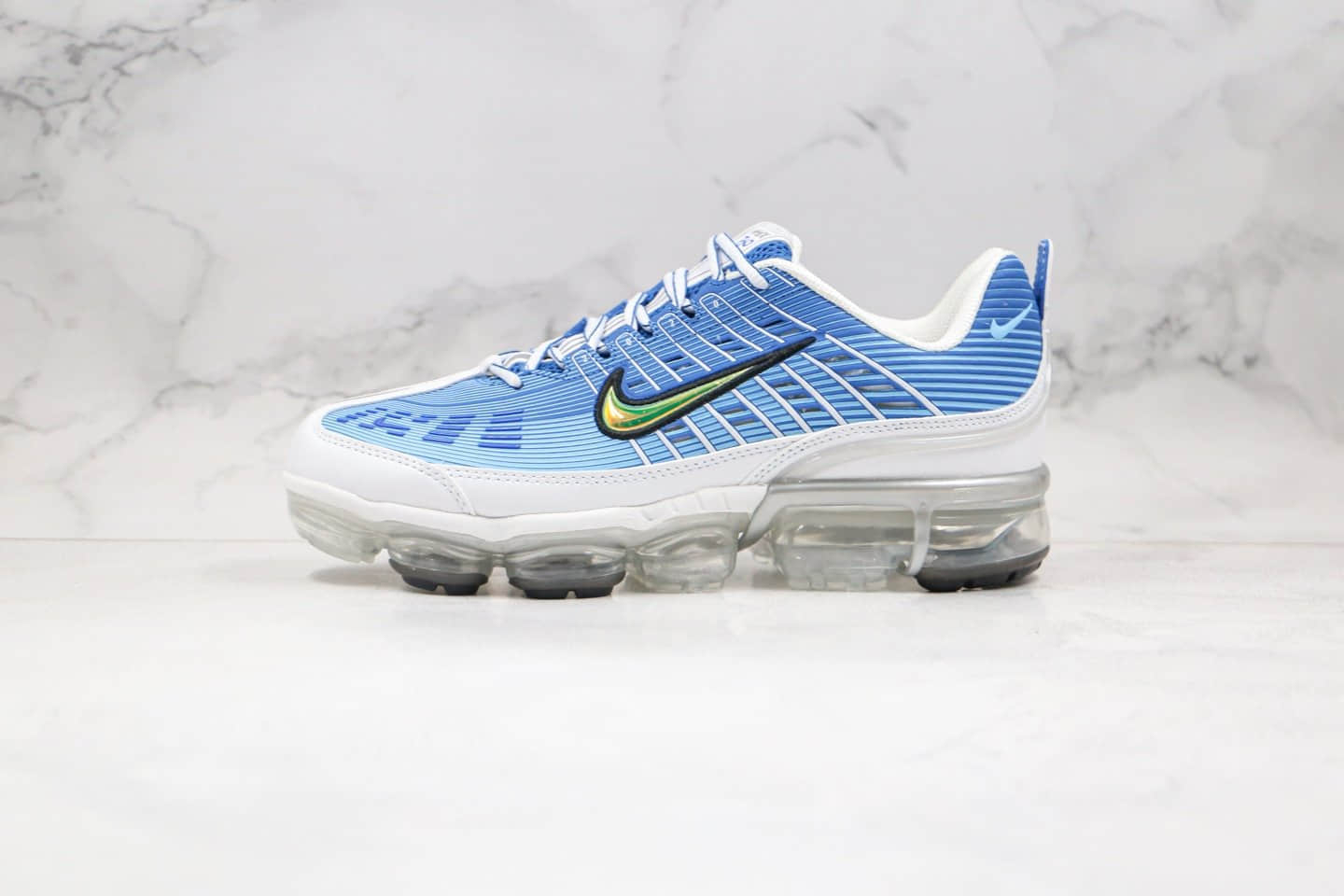 耐克Nike AIR VAPORMAX 360纯原版本全掌大气垫2020款蓝白色内置全掌真气垫 货号：CK9671-400