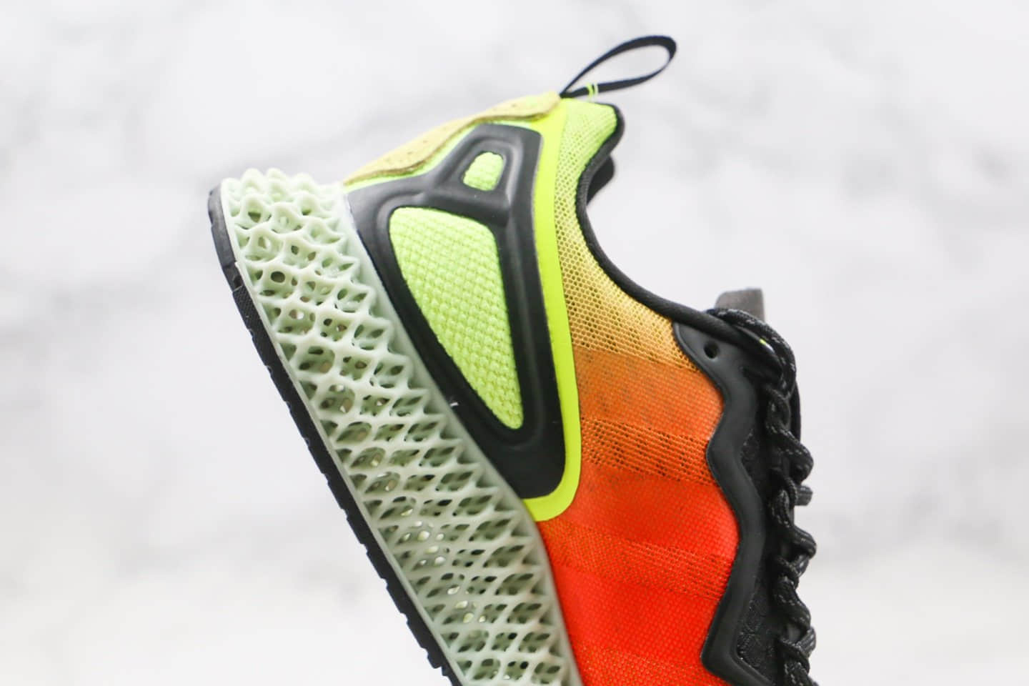 阿迪达斯adidas ZX 2K 4D Dash Green纯原版本复古4D运动鞋橙绿色原盒原标原档案数据开发 货号:FV9020