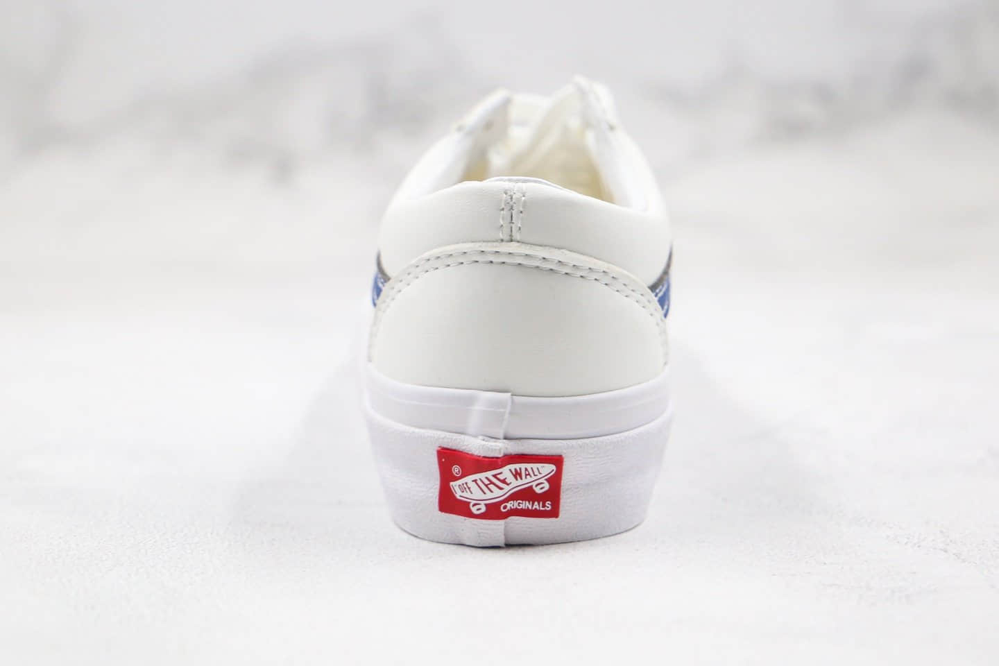 万斯Vans OG Style 36 LX公司级版本低帮硫化板鞋权志龙同款白蓝条原盒原标原档案数据开发