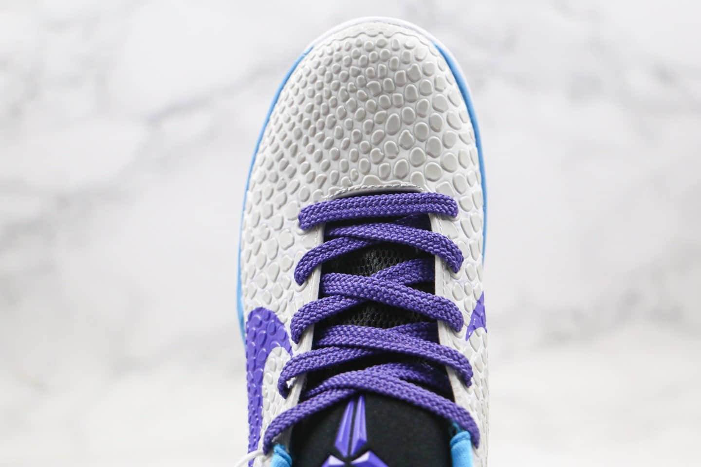 耐克Nike Zoom Kobe VI纯原版本科比6代蓝色波点鱼鳞纹配色内置真实碳板加持支持实战 货号:429659-102