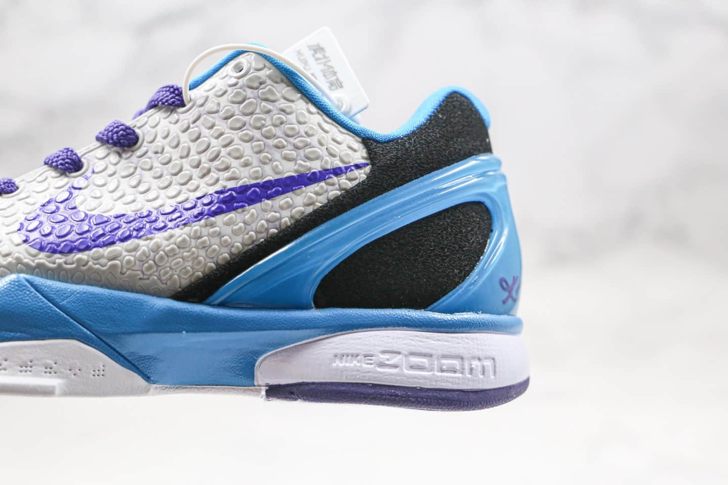 耐克Nike Zoom Kobe VI纯原版本科比6代蓝色波点鱼鳞纹配色内置真实碳板加持支持实战 货号:429659-102